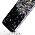 Pouzdro pro Samsung Galaxy A10, Glittery, černé