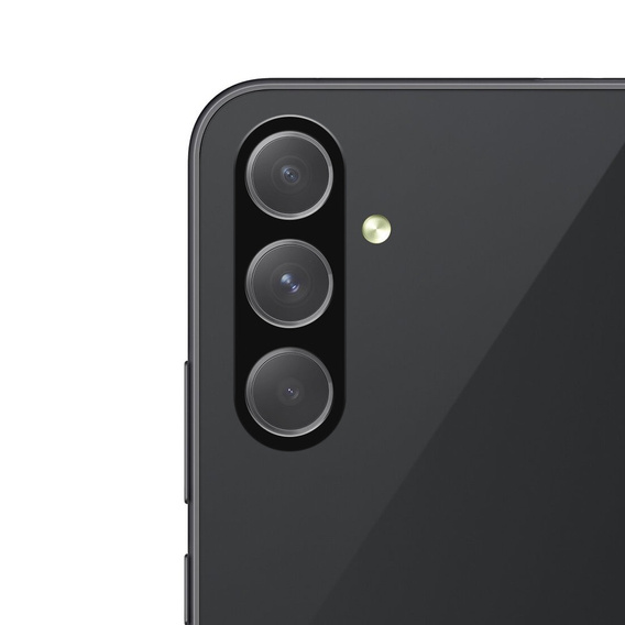 2x tvrzené sklo ERBORD pro kameru na Samsung Galaxy S23 FE, černé