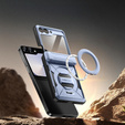 Pouzdro Tongate MECH s MagSafe pro Samsung Galaxy Z Flip7 FE / Z Flip6, modré