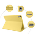 Pouzdro s podsvícenou bluetooth klávesnicí pro iPad 10.9 2022 (10 gen.), žluté
