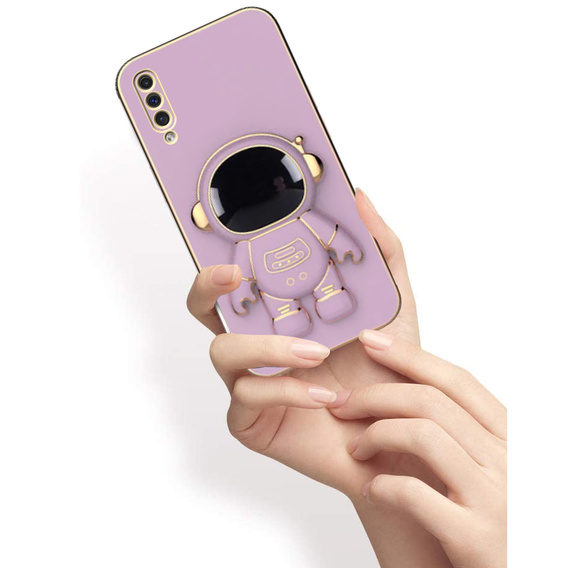 Pouzdro pro Samsung Galaxy A50 / A50s / A30s, Astronaut, fialové