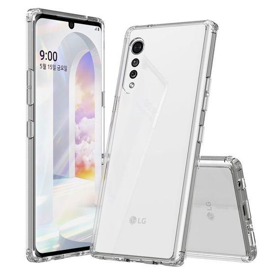 Pouzdro pro LG Velvet, Fusion Hybrid, průhledné
