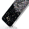 Pouzdro pro Samsung Galaxy J4 Plus, Glittery, černé