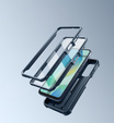 Pancéřové pouzdro pro Samsung Galaxy A16, Dexnor Full Body (Two Frames), námořnicky modré