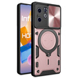 Pancéřové pouzdro pro Infinix Hot 40i, CamShield Slide, růžové rose gold