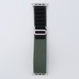 Nylonový řemínek pro Apple Watch 1/2/3/4/5/6/7/8/SE/ULTRA 42/44/45/49 mm, zelený / černý