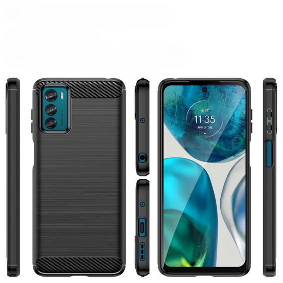 Pouzdro pro Motorola Moto G42 4G, Carbon, černé