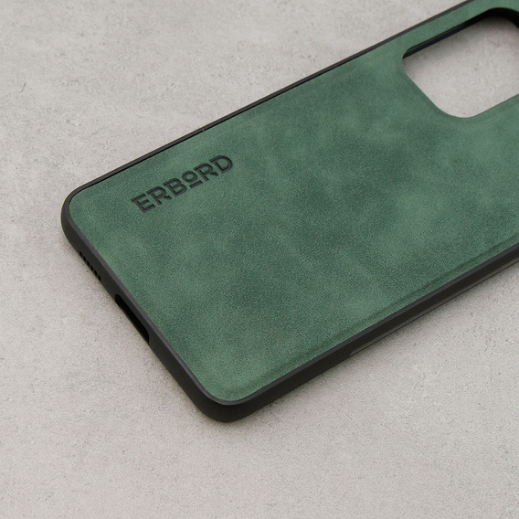 Pouzdro pro Samsung Galaxy A53, ERBORD Business, s držákem do auta, zelené