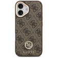 Pouzdro GUESS 4G Strass Logo pro MagSafe s páskem pro iPhone 17