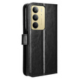 Klopové pouzdro pro Realme 14X / Realme C75, Crazy Horse Wallet, černé