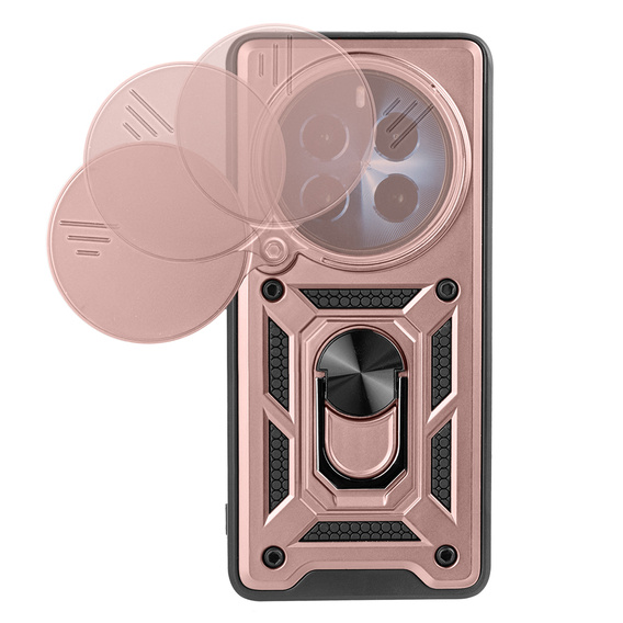 Pouzdro pro Realme 12 Pro 5G / 12 Pro+ 5G, CamShield Slide, růžové