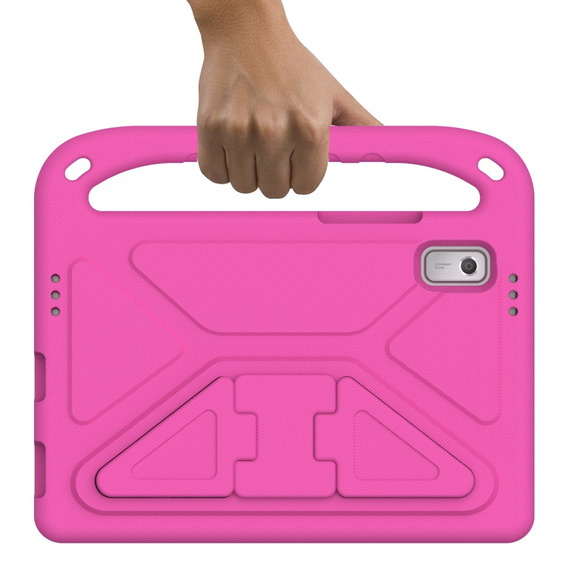 Dětské pouzdro pro Lenovo Tab M9, dětské pouzdro s rukojetí, růžové