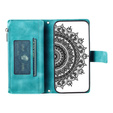 Klopové pouzdro pro Xiaomi Redmi Note 13 Pro 4G / Xiaomi Redmi Note 14S / Xiaomi Poco M6 Pro 4G, Mandala, zelené