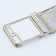 Pouzdro pro Samsung Galaxy Z Flip 5 5G, Mechanical Legend, zlaté