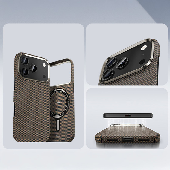 BENKS Kevlar Magnetic Armor Tint 1000D pouzdro pro MagSafe pro iPhone 17 Pro Max