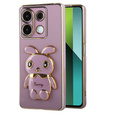 Pouzdro pro Xiaomi Redmi Note 13 Pro 5G, Rabbit, fialové + 9H tvrzené sklo