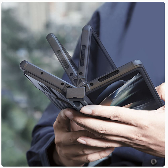 Pouzdro pro Samsung Galaxy Z Fold4 5G, obrněné Nillkin, CamShield Pro, černé