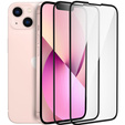 2x tvrzené sklo pro iPhone 13/13 Pro, ERBORD 3D pro celý displej