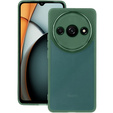 Silikonové pouzdro pro Xiaomi Redmi A3, s ochranou fotoaparátu, transparentní / zelené