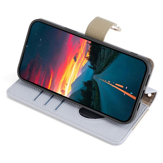Flipové pouzdro Wallet Zipper Pocket pro Samsung Galaxy A05s, Wallet Zipper Pocket, se zrcátkem, modré