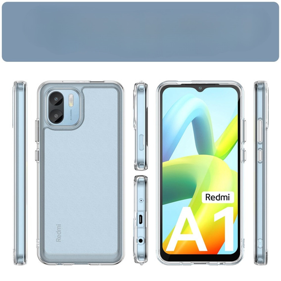 Pouzdro pro Xiaomi Redmi A1 4G / A2 4G, Fusion Hybrid, průhledné
