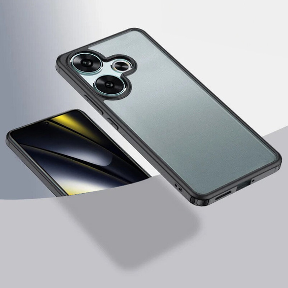 Pouzdro pro Xiaomi Poco F6, Fusion Hybrid, černé
