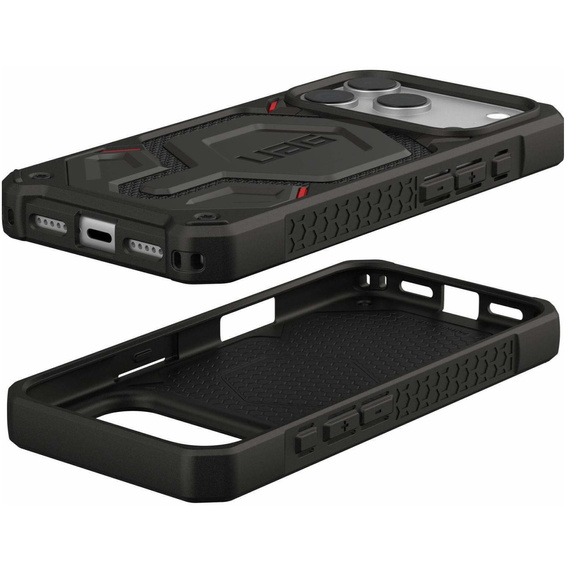 Pouzdro Urban Armor Gear pro iPhone 17 Pro Max, Monarch Pro Kevlar MagSafe, Kevlar Black