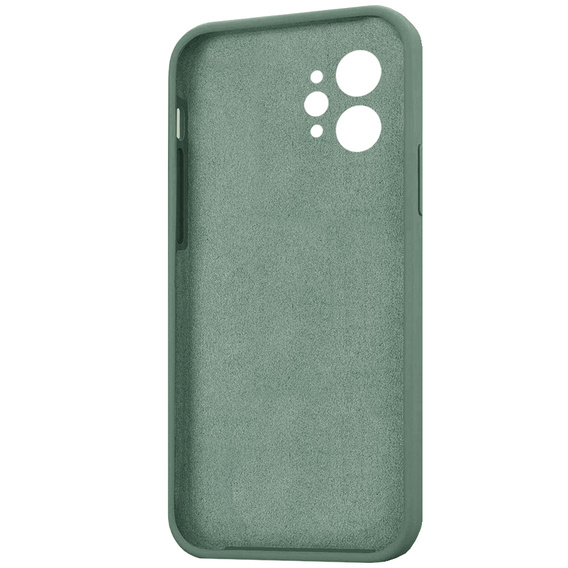 Pouzdro pro Realme GT2 Pro, Silicone Lite, tmavě zelené