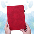 Pouzdro s klopou pro Xiaomi Redmi Pad SE 11", flower, červené