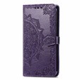 Klopové pouzdro pro Infinix Hot 40i, Mandala, fialové