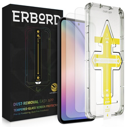 2x Tvrzené sklo pro Samsung Galaxy S23 FE, ERBORD Easy App 9H Screen Protector