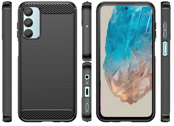 Pouzdro pro Samsung Galaxy M35, Carbon, černé