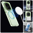 Pouzdro pro Xiaomi Redmi Note 14 Pro 5G / Poco X7 5G, Fusion Hybrid, pro MagSafe, zelené