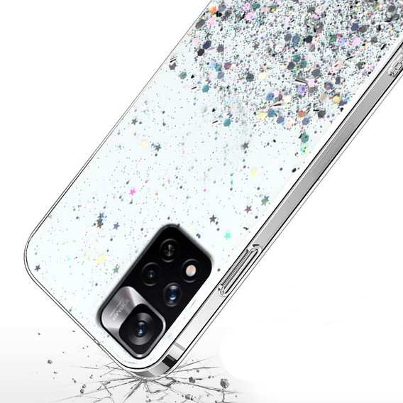 Pouzdro pro Xiaomi Redmi Note 11 Pro 4G/5G, Glittery, průhledné