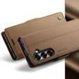 CASEME Litchi Peněženkové flipové pouzdro pro Samsung Galaxy Z Fold7 5G