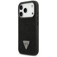 Pouzdro GUESS Rhinestone Triangle Logo pro iPhone 17 Pro