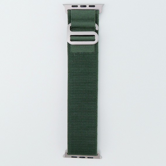 Nylonový řemínek pro Apple Watch 1/2/3/4/5/6/7/8/SE/ULTRA 42/44/45/49 mm, zelený