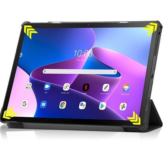 Pouzdro pro Lenovo Tab M10 Plus 10.6 Gen 3 TB-125F TB-128F, Smartcase, červené