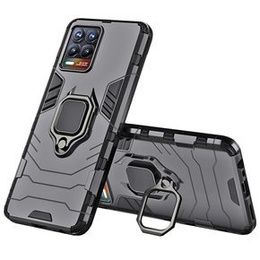 Pouzdro pro Realme 8 / 8 Pro, Kickstand Ring, černé