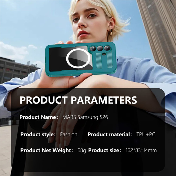 Vodotěsné pouzdro REDPEPPER pro Samsung Galaxy S26, modré