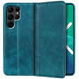 Pouzdro pro Samsung Galaxy S22 Ultra 5G, Wallet Litchi Leather, modré
