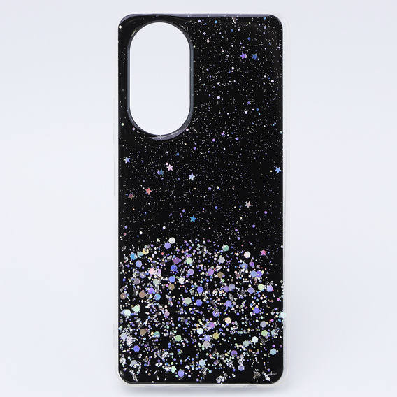 Pouzdro pro Oppo A58 4G, Glittery, černé