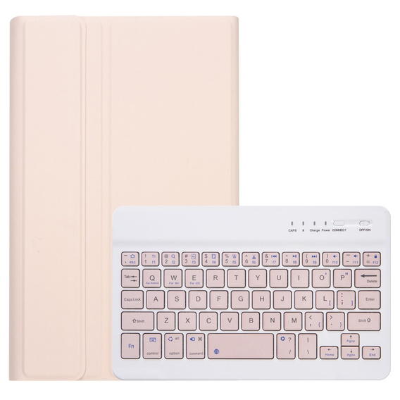 Pouzdro + klávesnice Samsung Galaxy Tab A7 Lite 8.7 T220 / 225, růžové rose gold