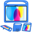 Dětské pouzdro pro iPad 11" 2025 A16 (11 gen.) / iPad 10.9" 2022 (10 gen.), s rukojetí, modré