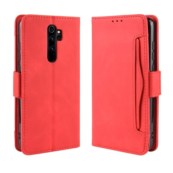 Klopové pouzdro pro Xiaomi Redmi Note 8 Pro, Card Slot, červené