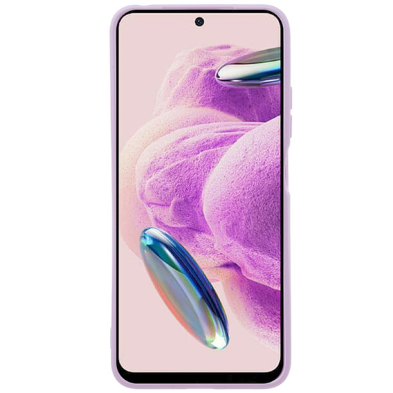 Pouzdro pro Xiaomi Redmi Note 12S, Silicone Lite, fialové