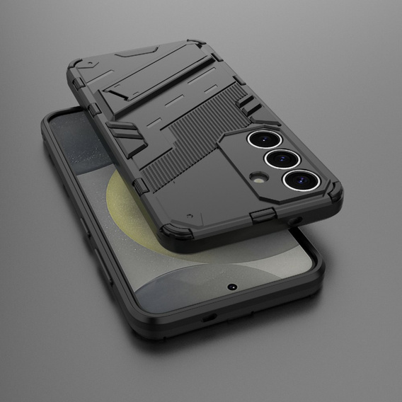 Pouzdro pro Samsung Galaxy A36 5G, Military kickstand, černé