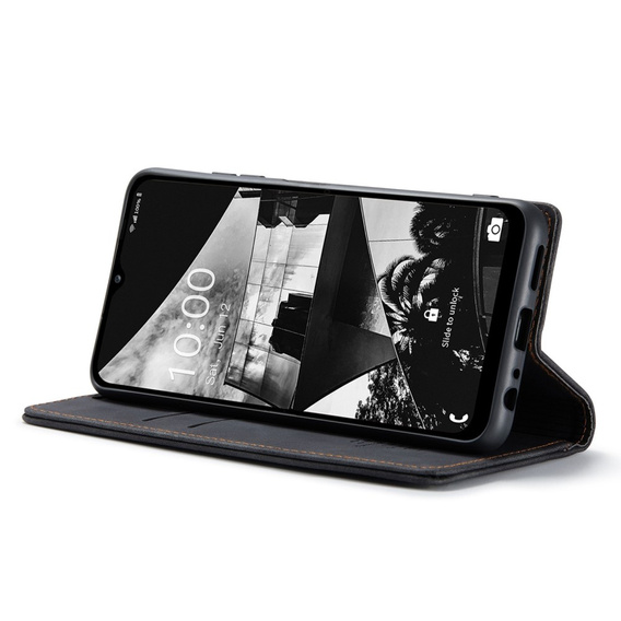Pouzdro CASEME pro Samsung Galaxy M33 5G, Leather Wallet Case, černé