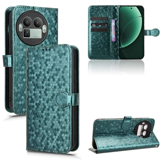 Pouzdro s klopou Wallet Rhombus pro Realme GT 8 Pro