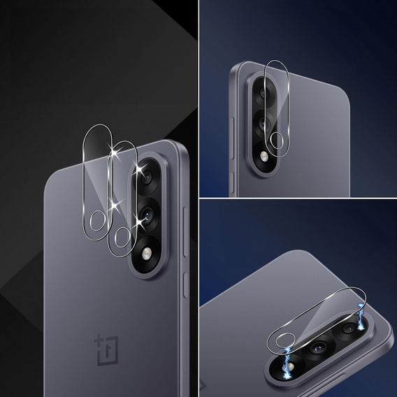 2x ERBORD Tvrzené sklo na fotoaparát pro Realme 12 Pro / 12 Pro+, průhledné